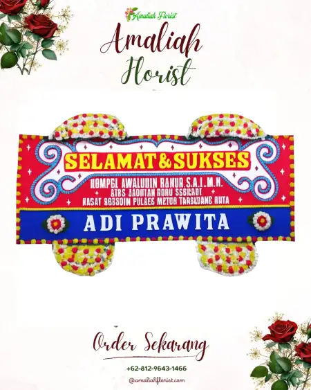 Papan Bunga Ucapan Selamat Paseh Kaler