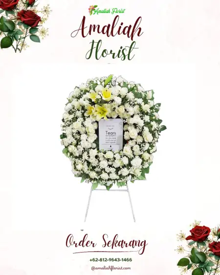 Krans Bunga Duka Paseh Kaler